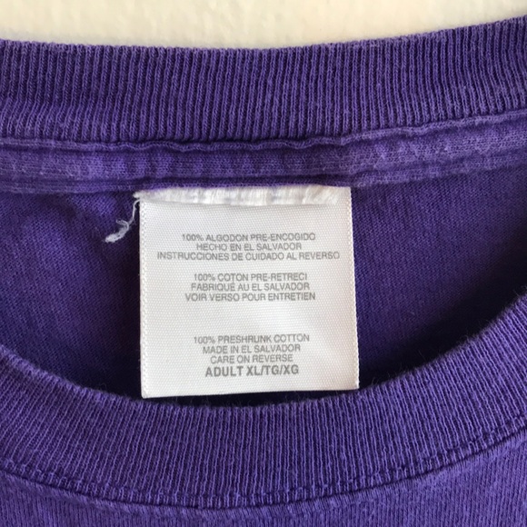 Purple I Love NY T-Shirt Size XL - Picture 4 of 4